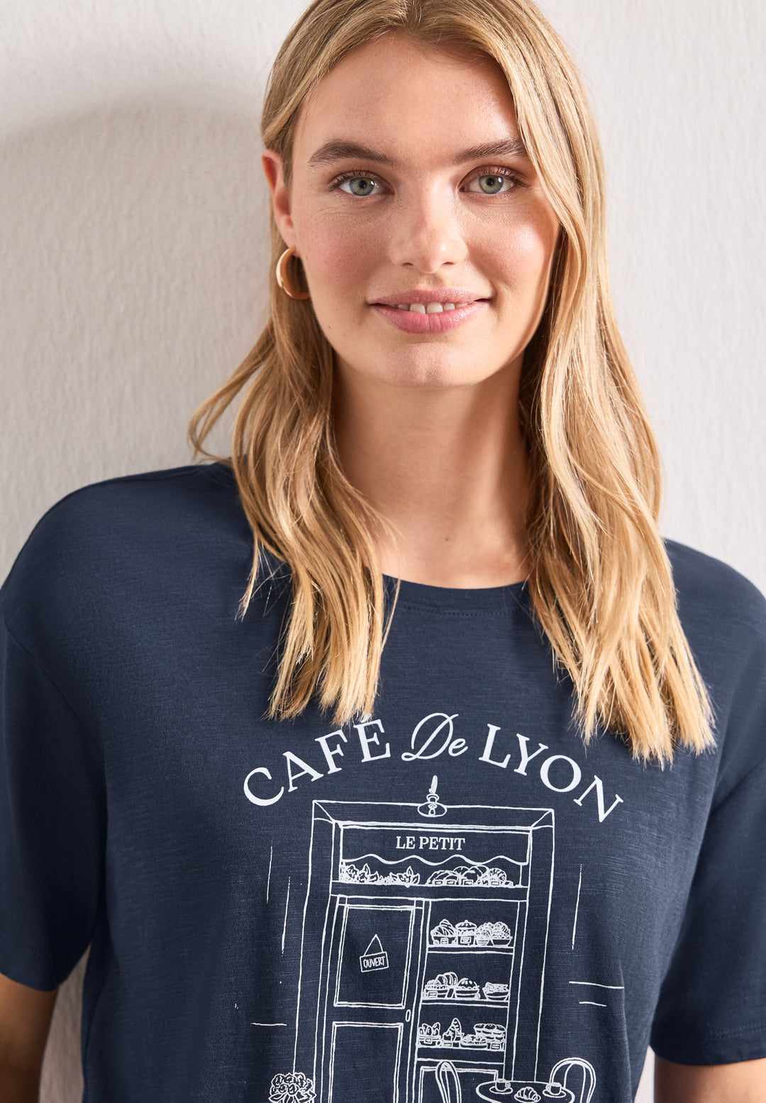 LTD QR shirt w.illustration, darkest blue 27915 Bild 6