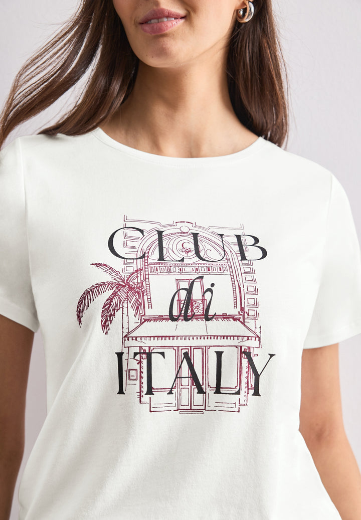 LTD QR shirt w.illustration, off white 30108 Bild 3