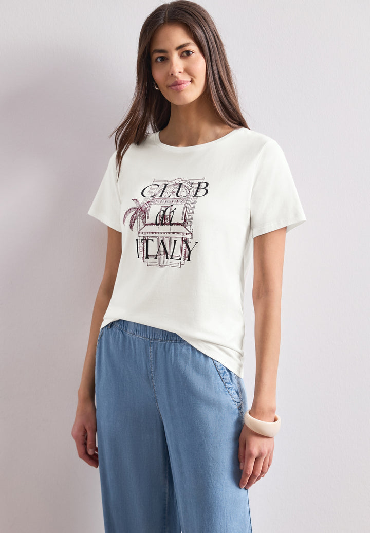 LTD QR shirt w.illustration, off white 30108 Bild 6