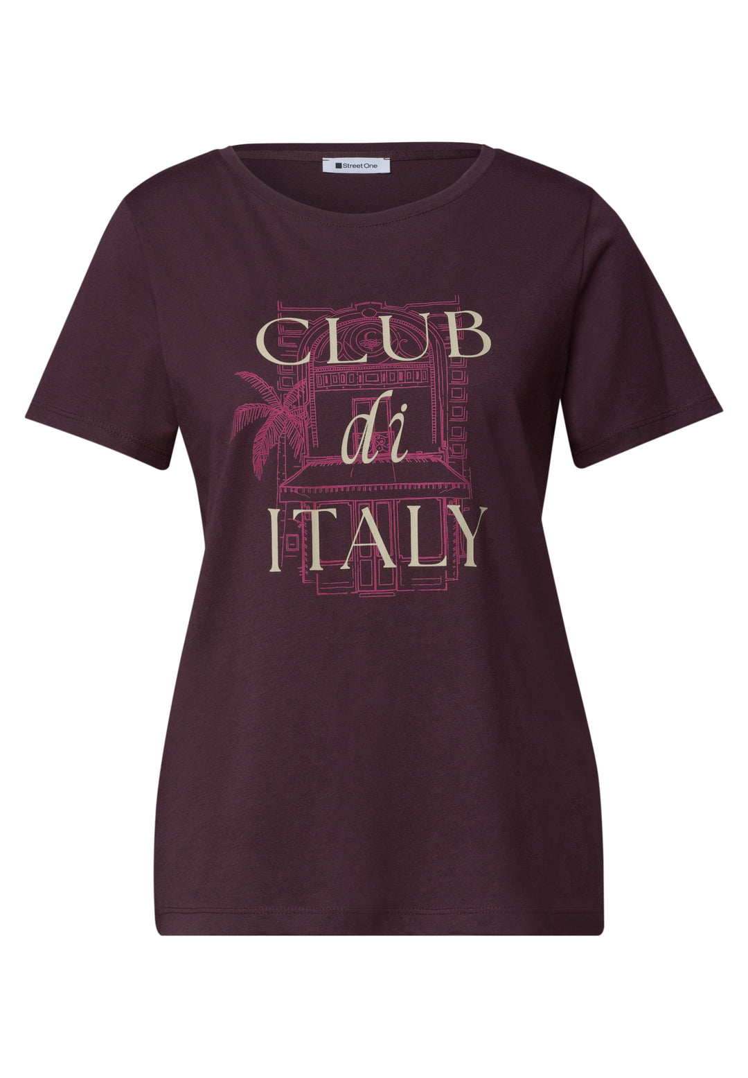 LTD QR shirt w.illustration, rustic rouge 37820 Bild 1
