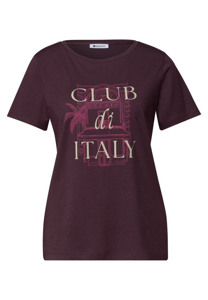 LTD QR shirt w.illustration, rustic rouge 37820 Bild 1