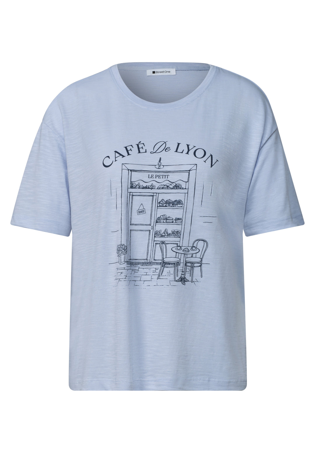 LTD QR shirt w.illustration, whispery blue 27914 Bild 1