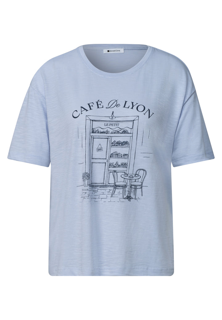 LTD QR shirt w.illustration, whispery blue 27914 Bild 1