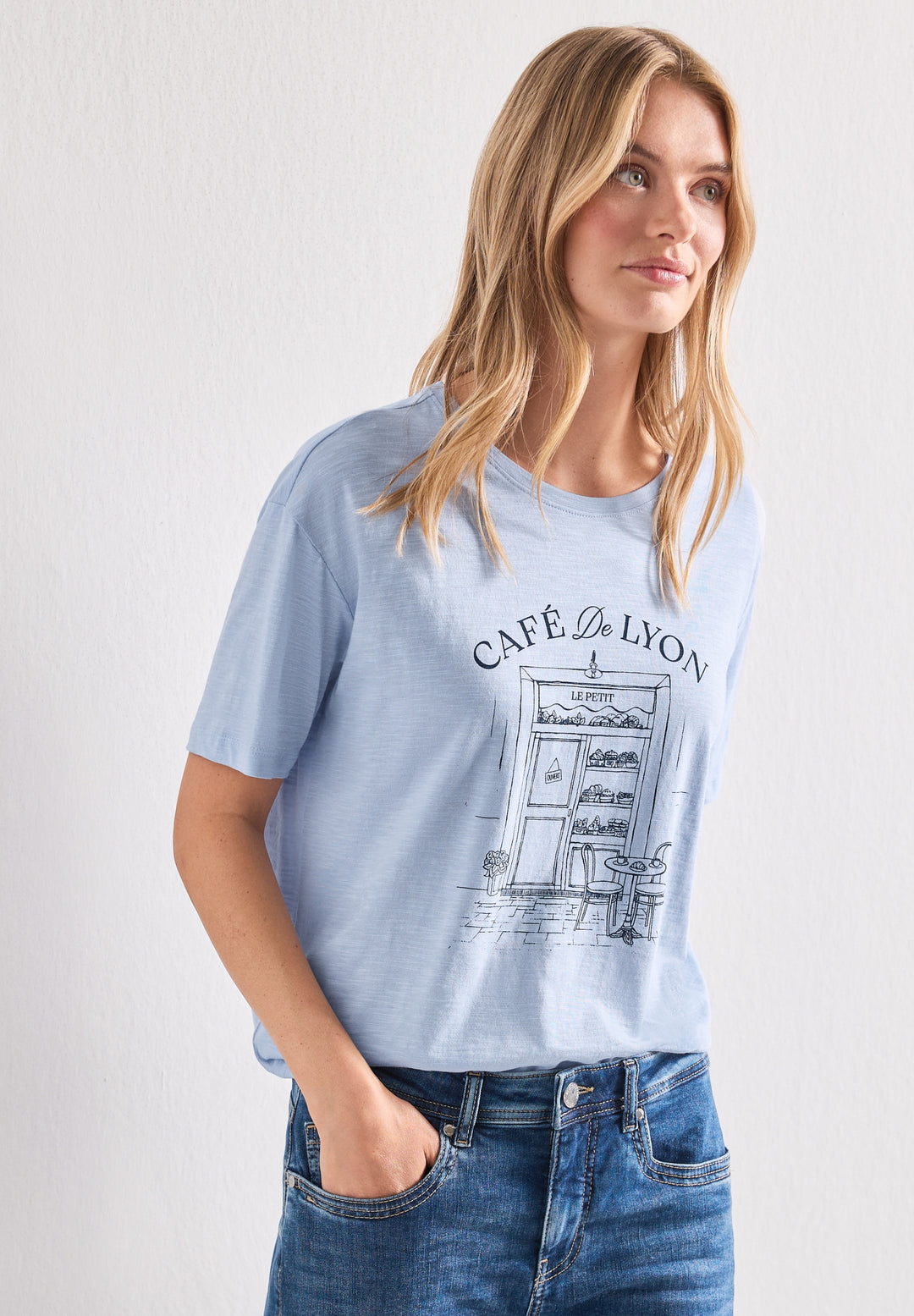 LTD QR shirt w.illustration, whispery blue 27914 Bild 3
