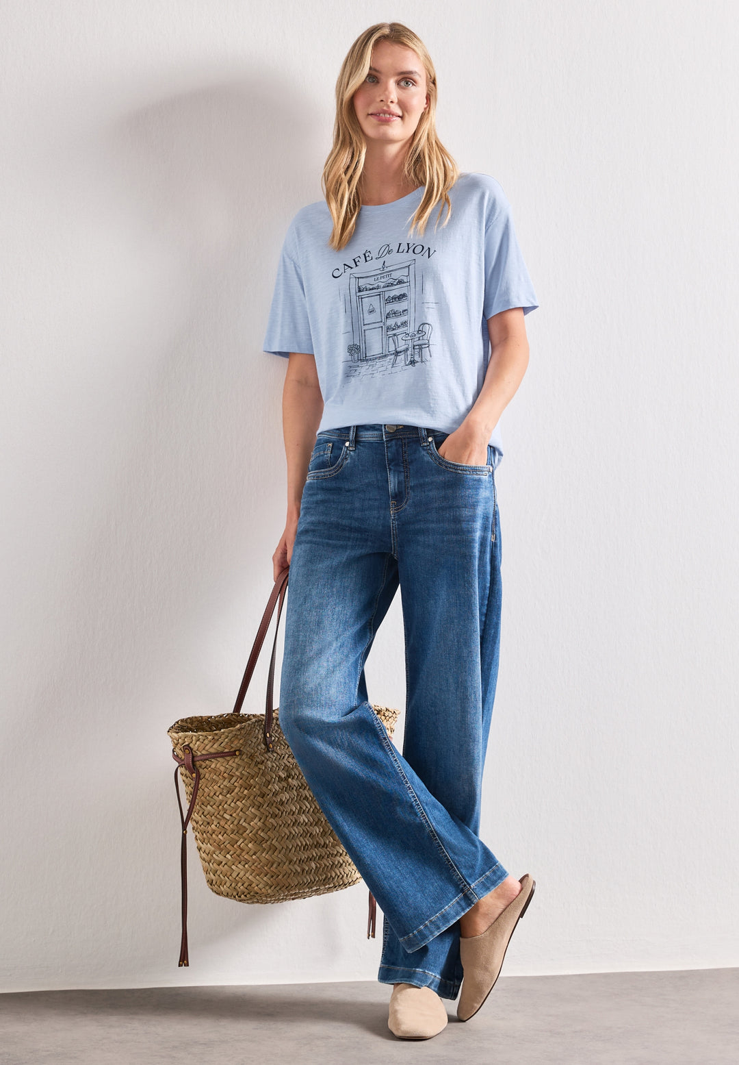 LTD QR shirt w.illustration, whispery blue 27914 Bild 5