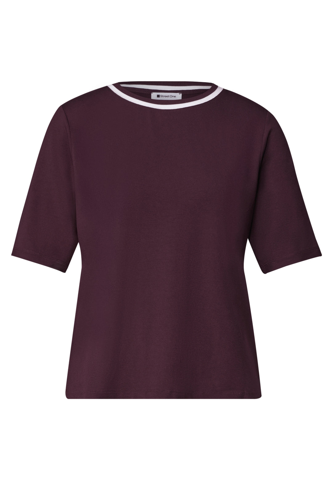 LTD QR shirt w.kick stripe col, rustic rouge 17820 Bild 1