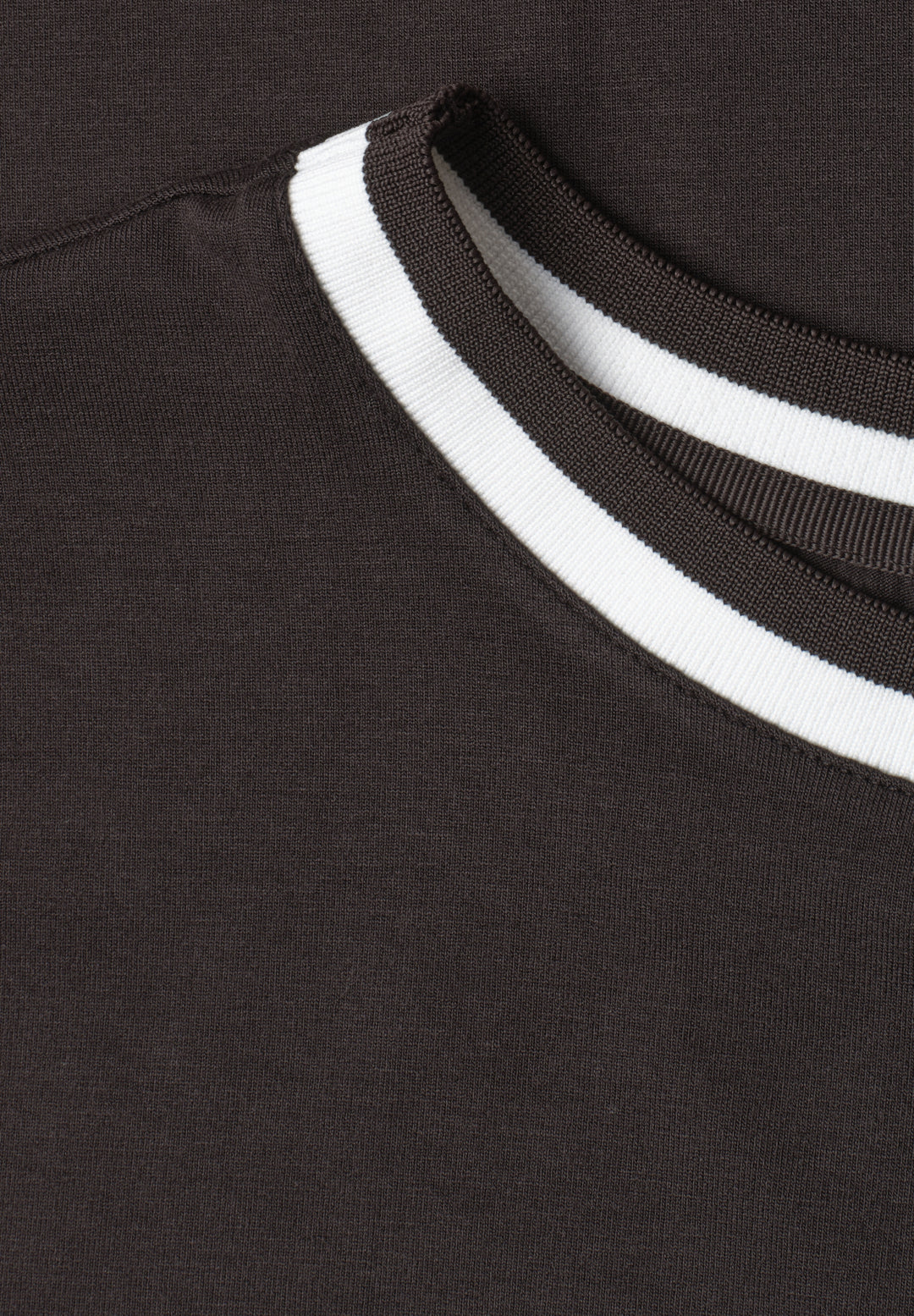 LTD QR shirt w.kick stripe col, black coffee 17874 Bild 2