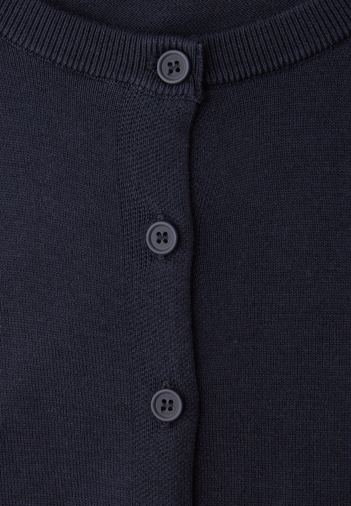 LTD_QR_short sleeve cardigan, shadowed navy 17502 Bild 2