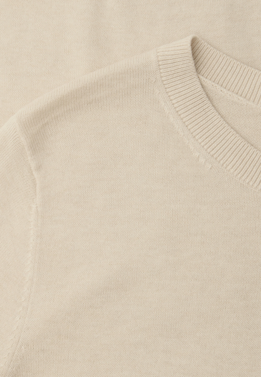 LTD_QR_short sleeve sweater, smoke beige mel. 17514 Bild 2