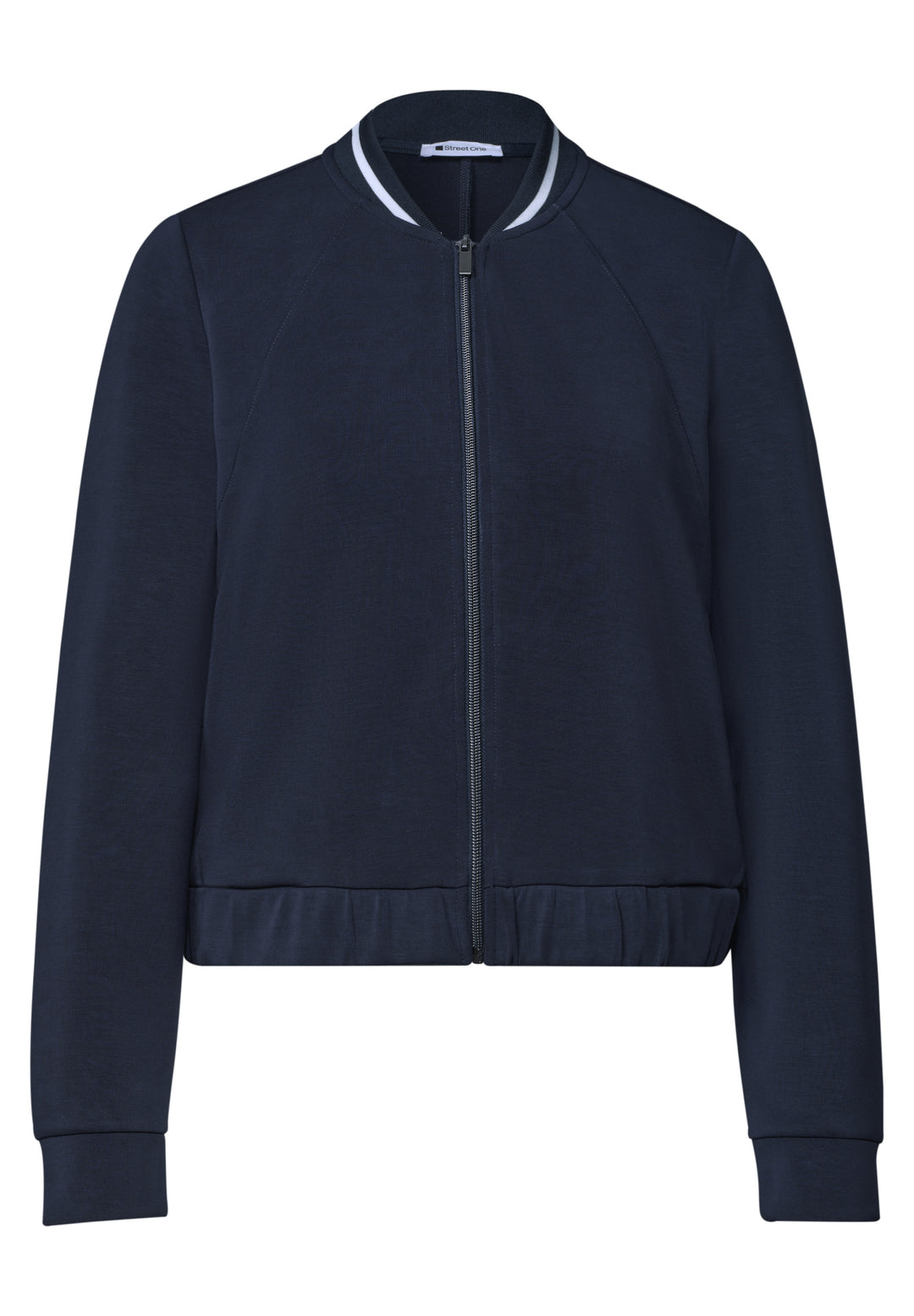 LTD QR silk look jacket w.kick, darkest blue 17915 Bild 1