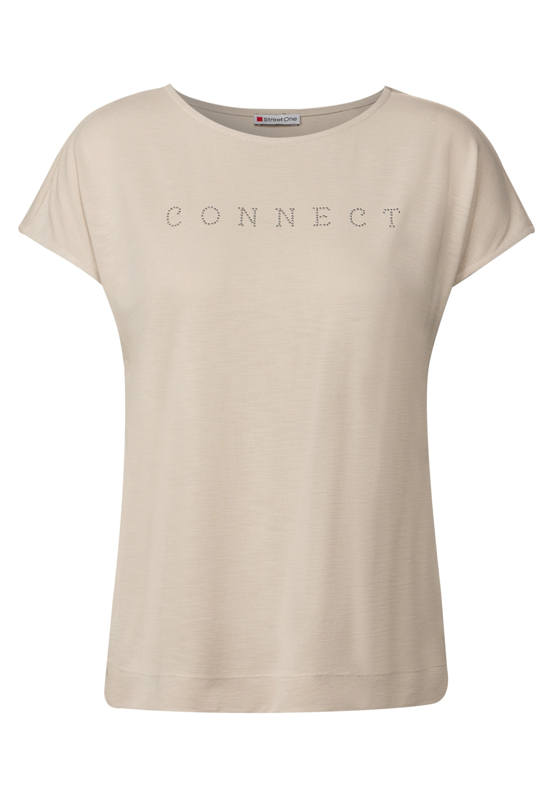 LTD QR silk look shirt w.stone, coastal beige 26620 Bild 1