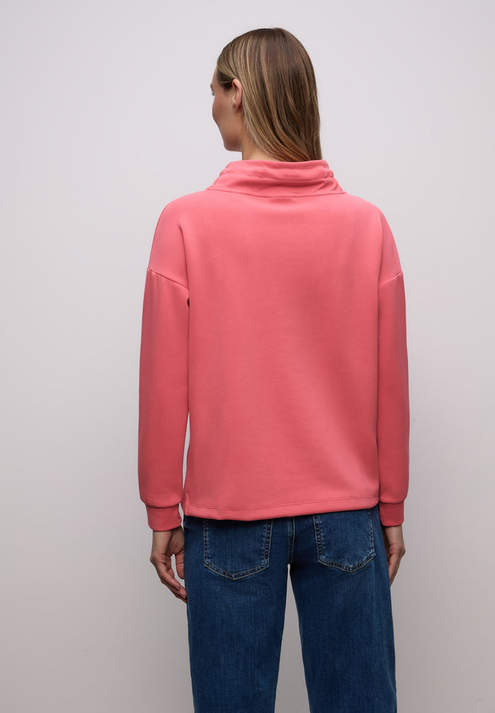 LTD QR silk look shirt w.strip, striking coral 17261 Bild 4
