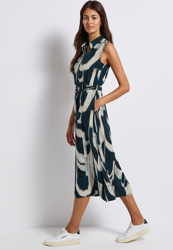 LTD QR sleeveless Viscose Shir, tide blue 36857 Bild 3