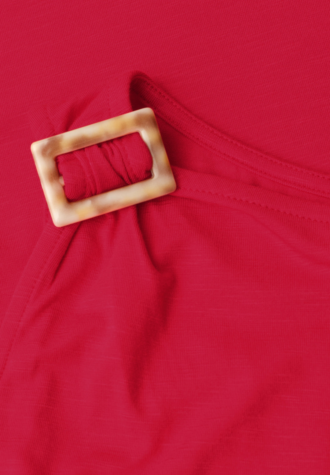 LTD QR slub jersey top w.shoul, salsa red 17504 Bild 2