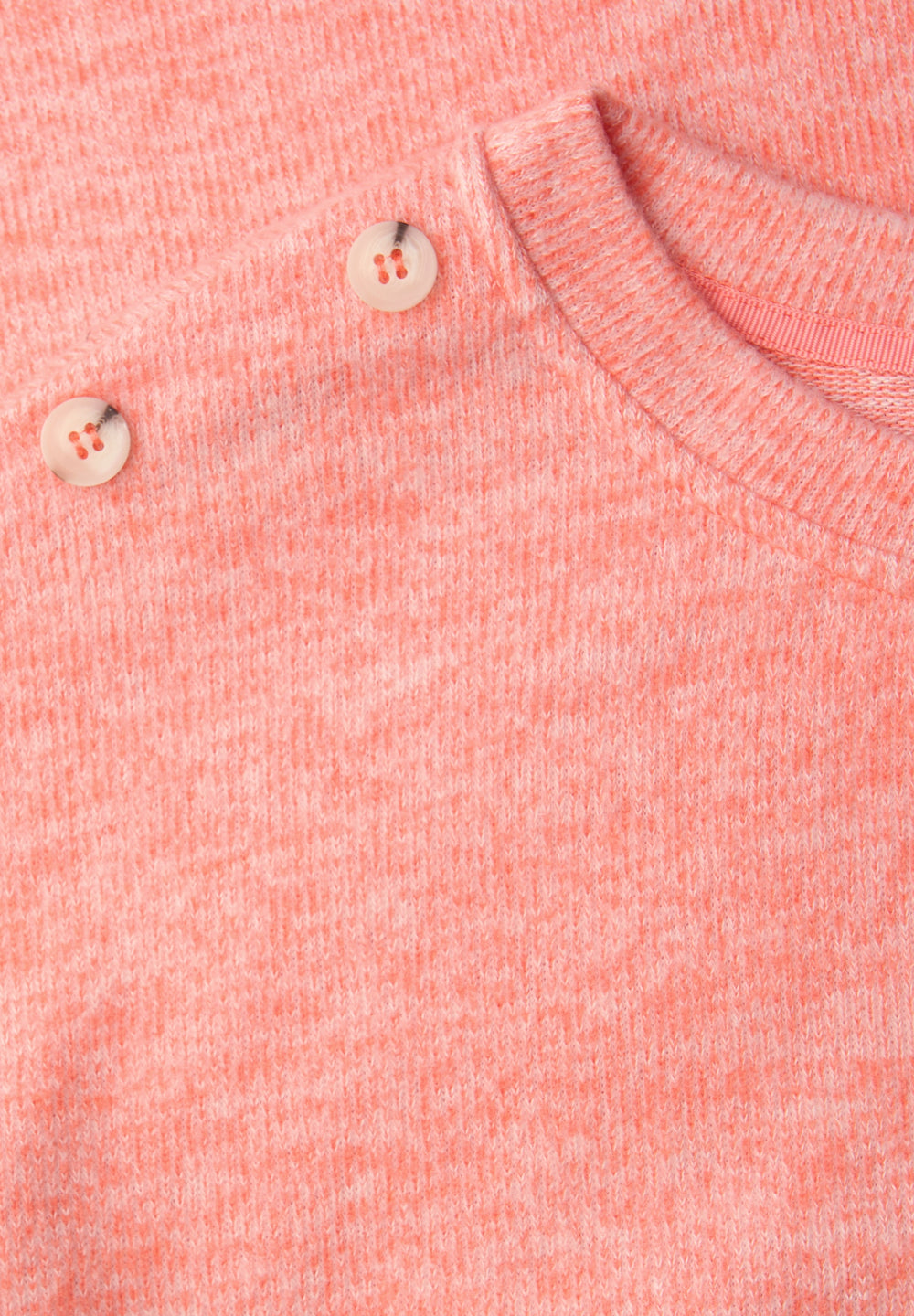 LTD QR soft melange look shirt, striking coral mel. 17265 Bild 2