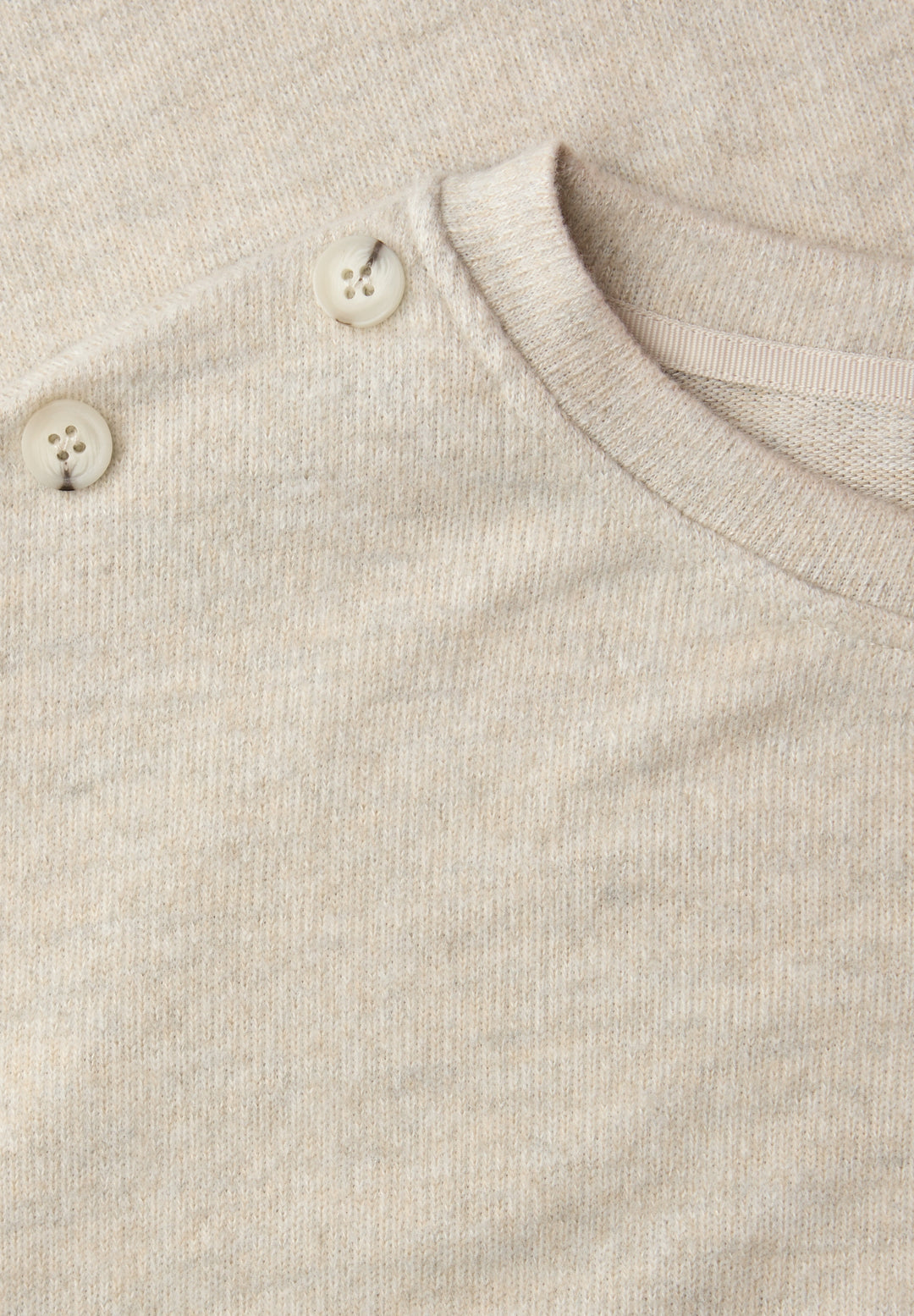 LTD QR soft melange look shirt, cotton beige mel. 17458 Bild 2