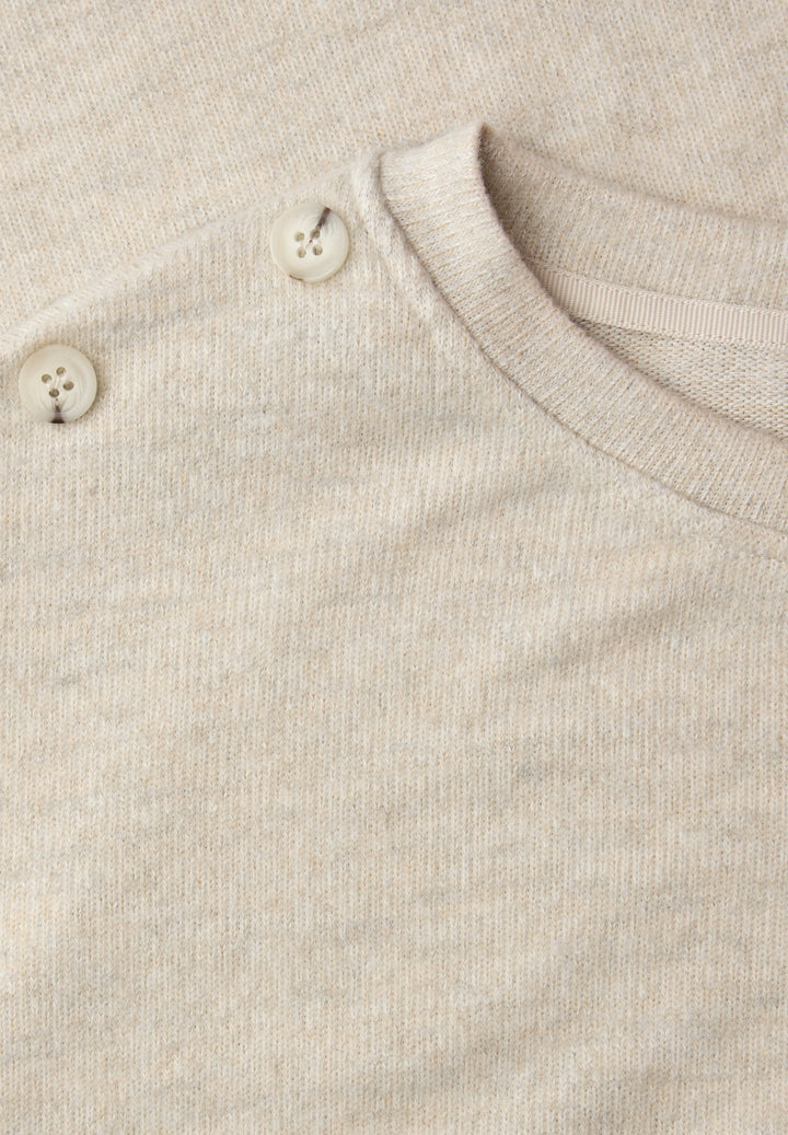 LTD QR soft melange look shirt, cotton beige mel. 17458 Bild 2