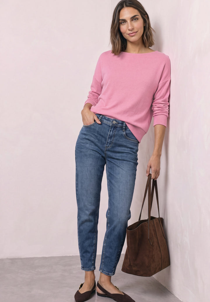 LTD QR soft shirt w.bottom cuf, warm blush mel. 17938 Bild 5