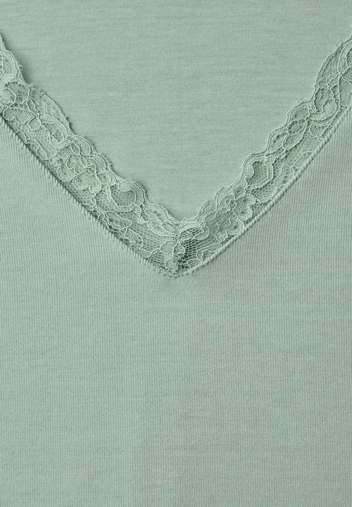 LTD QR soft shirt w.lace colla, eucalyptus green 18100 Bild 2