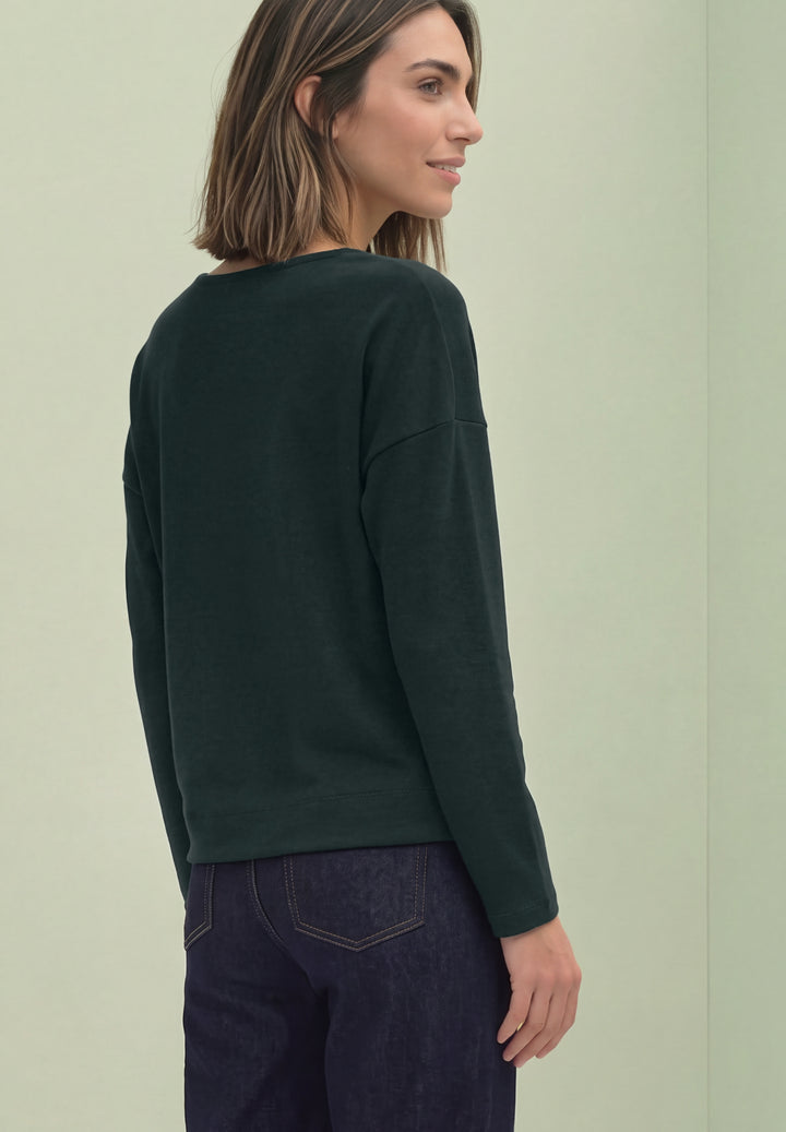 LTD QR soft shirt w.lace colla, stormy green 18101 Bild 4