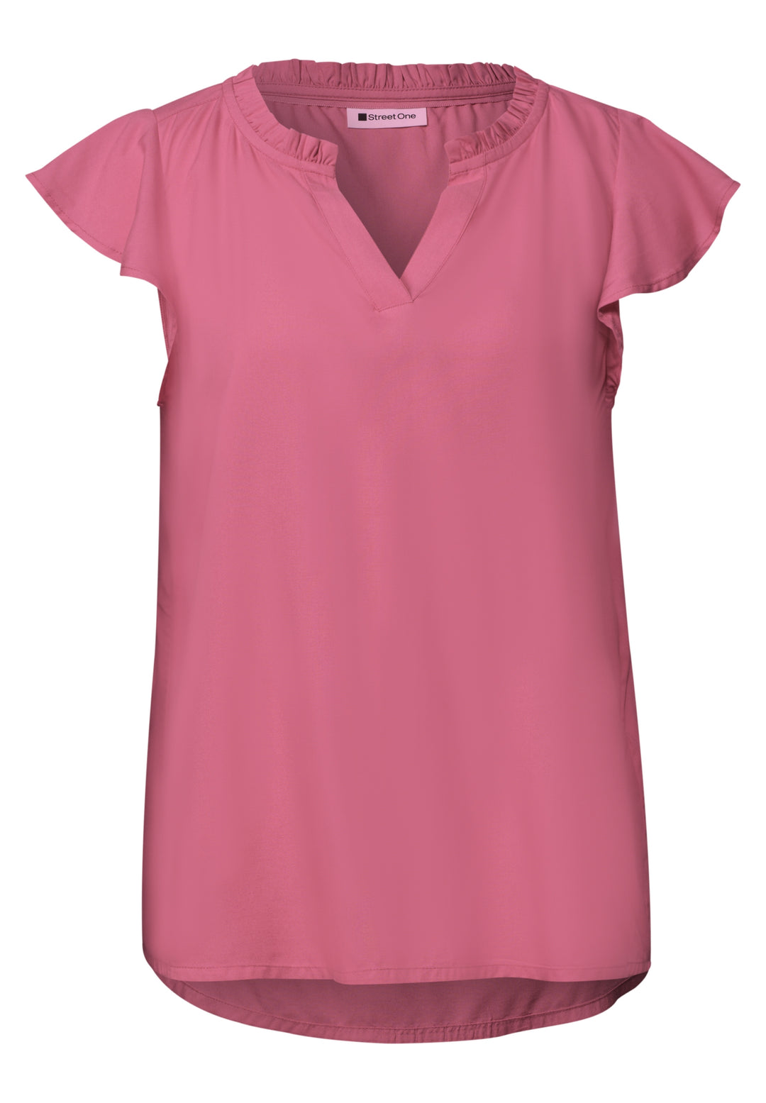 LTD QR Splitneck blousetop w v, blush berry 17846 Bild 1