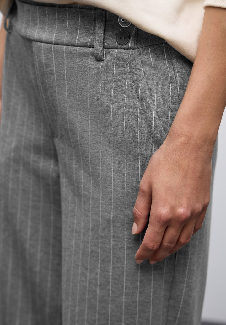 LTD QR Straight Leg_pinstripe_, dark pelican grey mel. 27469 Bild 7