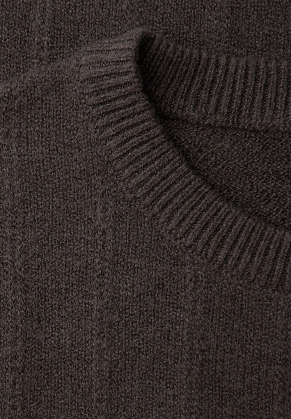 LTD QR_structure sweater, rustic brown mel. 17264 Bild 2