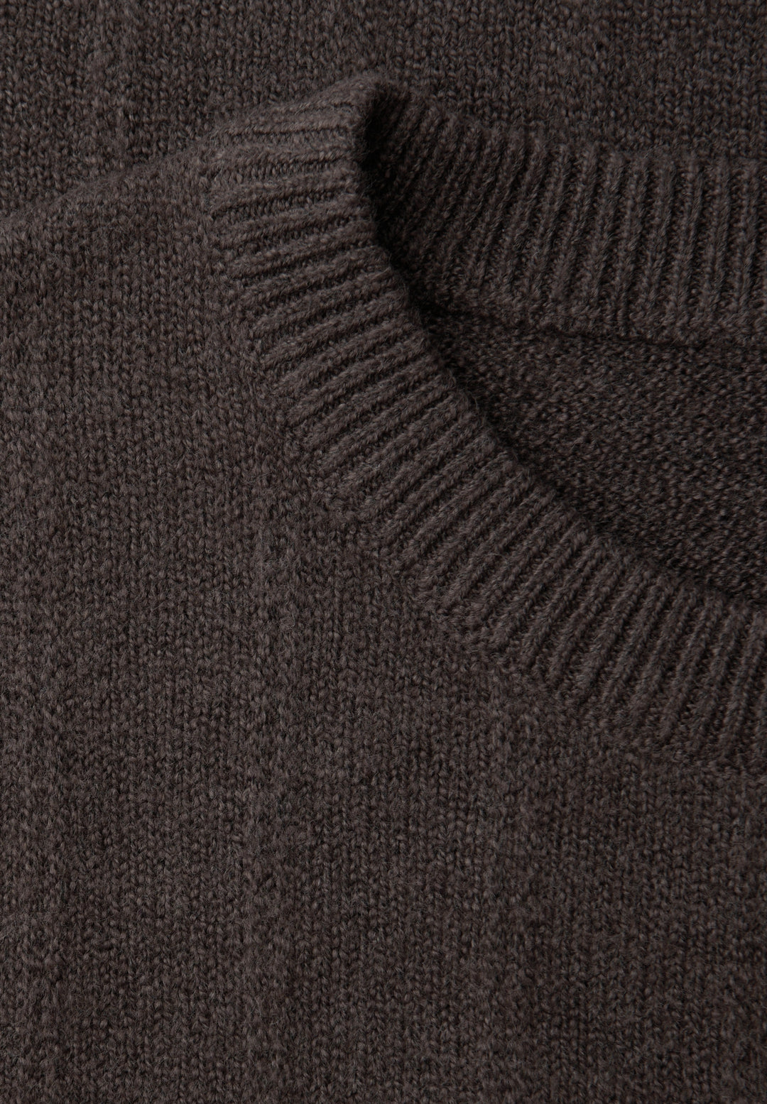 LTD QR_structure sweater, rustic brown mel. 17264 Bild 2