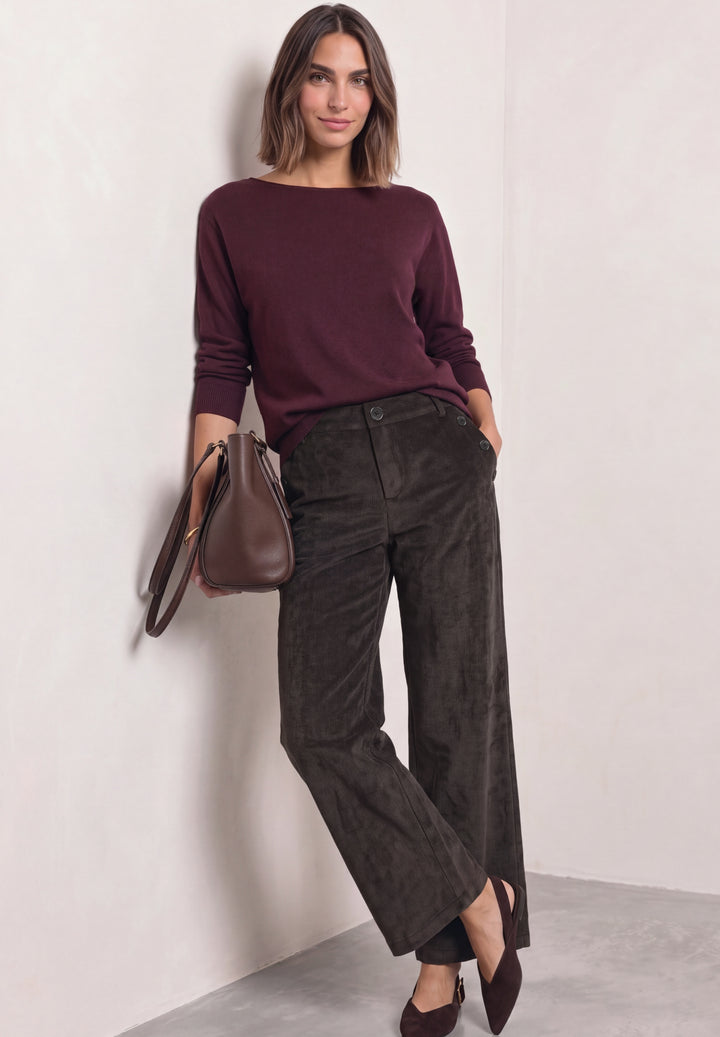 LTD QR Style Amalia Corduroy B, black coffee 17874 Bild 5