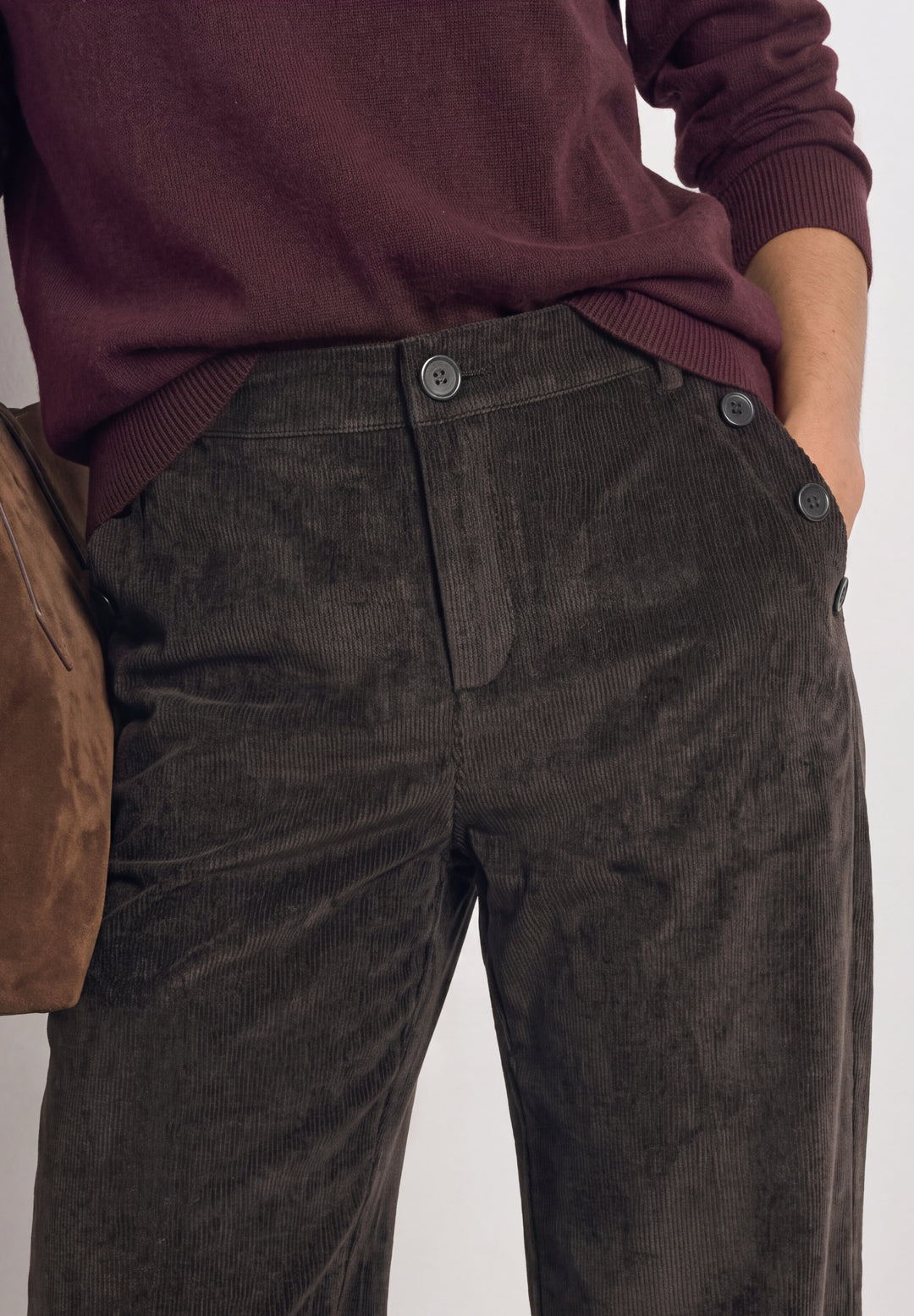 LTD QR Style Amalia Corduroy B, black coffee 17874 Bild 6
