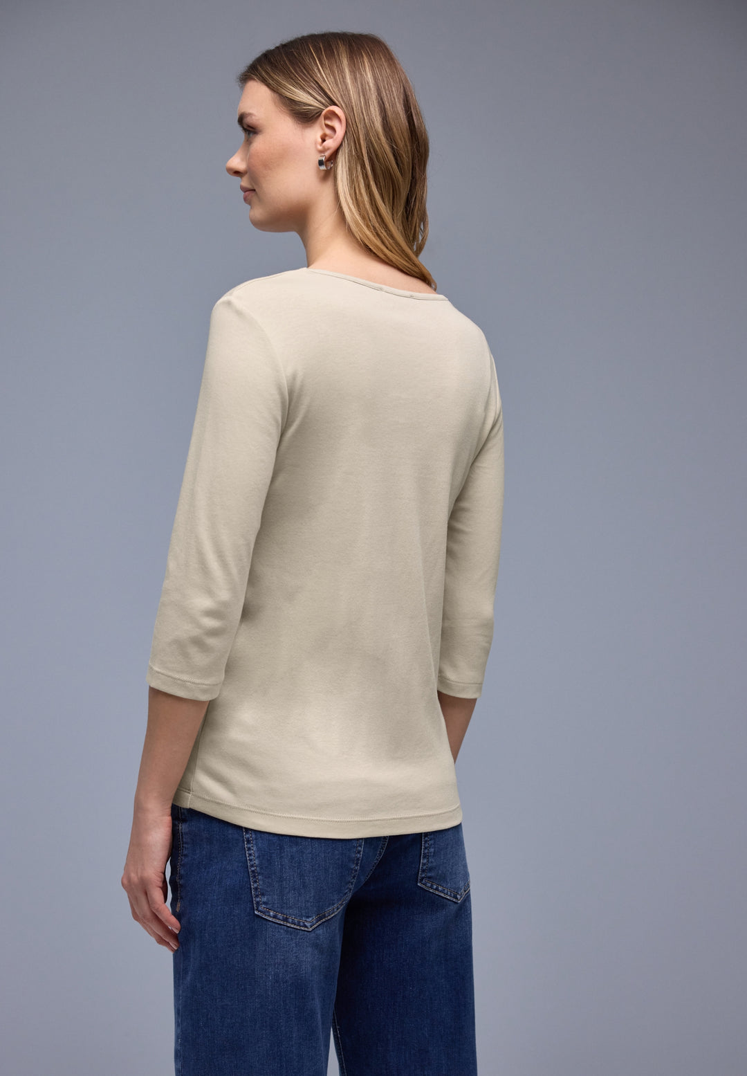 LTD QR Style heart neck Ada 3/, cotton beige 16667 Bild 4