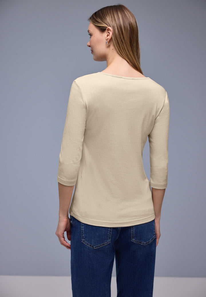 LTD QR Style heart neck Ada 3/, cotton beige 16667 Bild 4