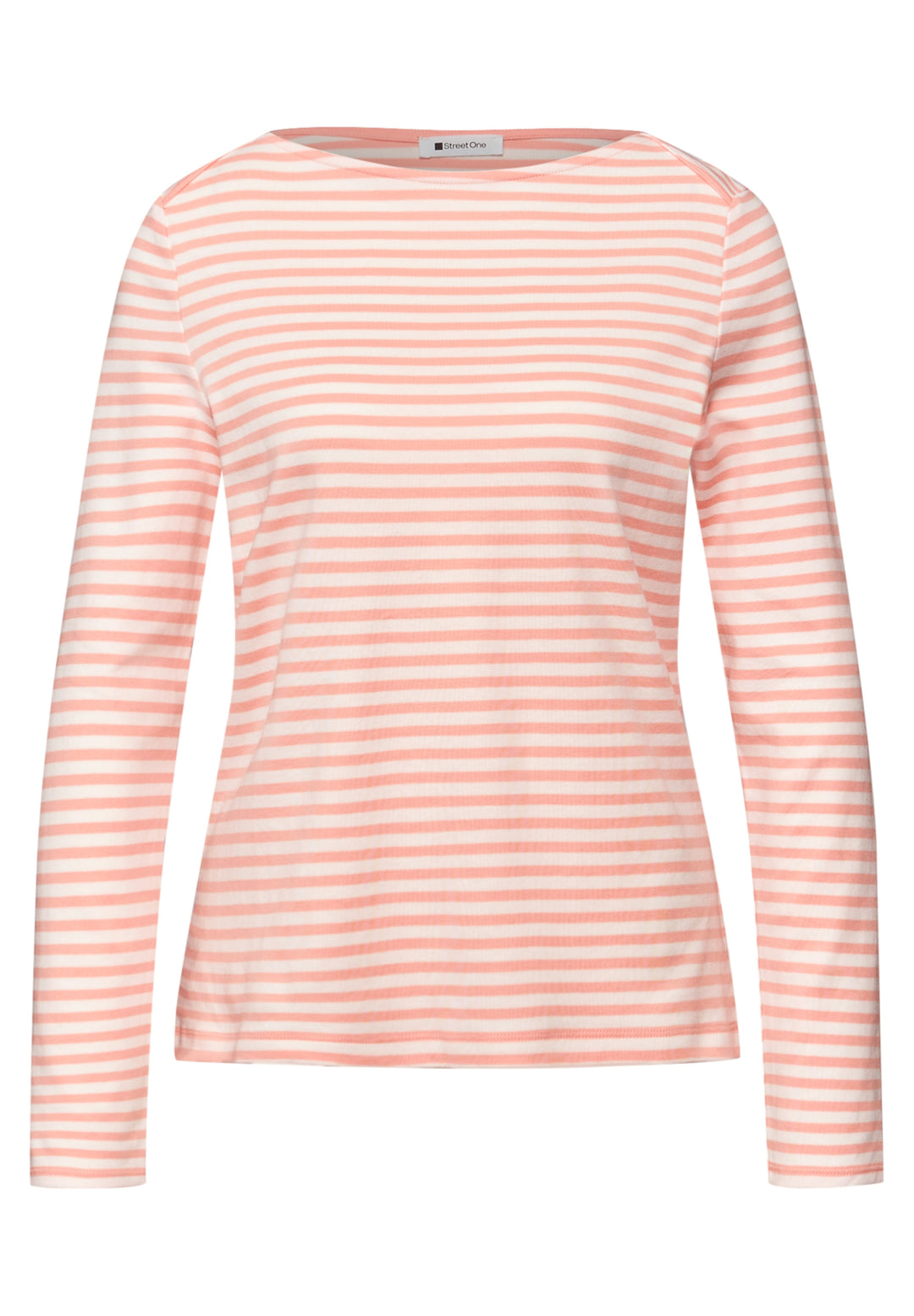 LTD QR u-boat yds stripe shirt, light apricot 27375 Bild 1