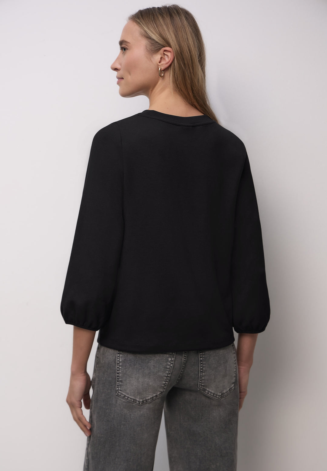 LTD QR uni jacquard shirt, Black 10001 Bild 4