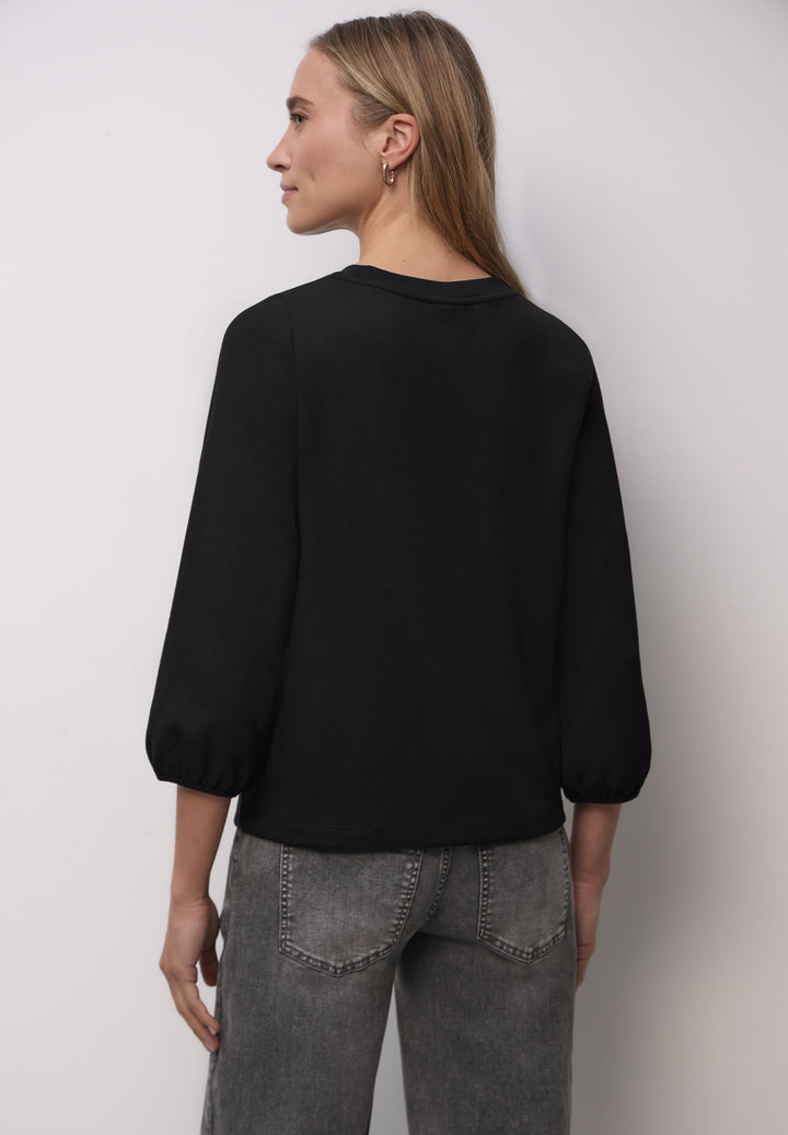 LTD QR uni jacquard shirt, Black 10001 Bild 4