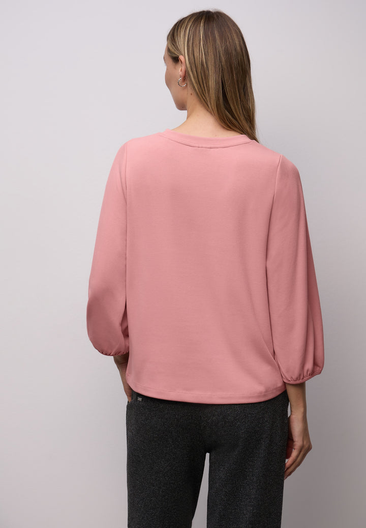 LTD QR uni jacquard shirt, powder pink 16874 Bild 4