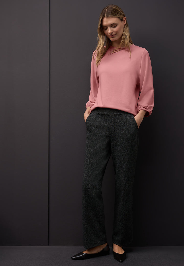 LTD QR uni jacquard shirt, powder pink 16874 Bild 6