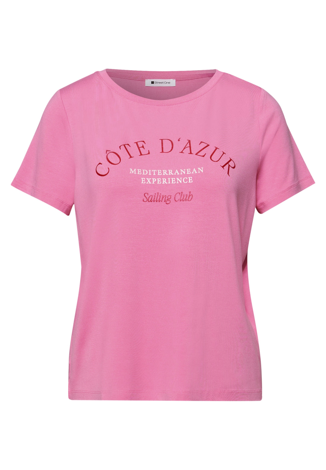 LTD QR wording print shirt, ibis rose 37503 Bild 1