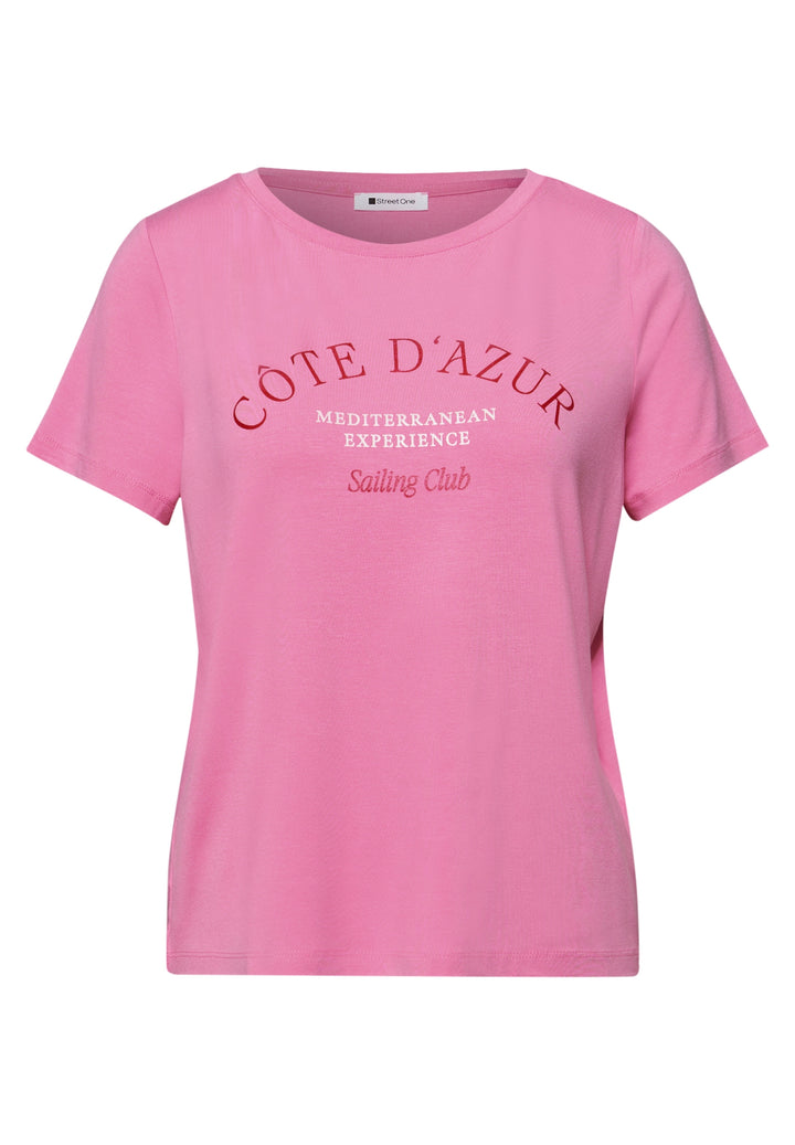 LTD QR wording print shirt, ibis rose 37503 Bild 1