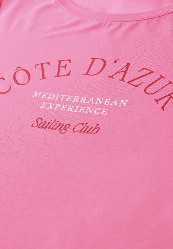 LTD QR wording print shirt, ibis rose 37503 Bild 2