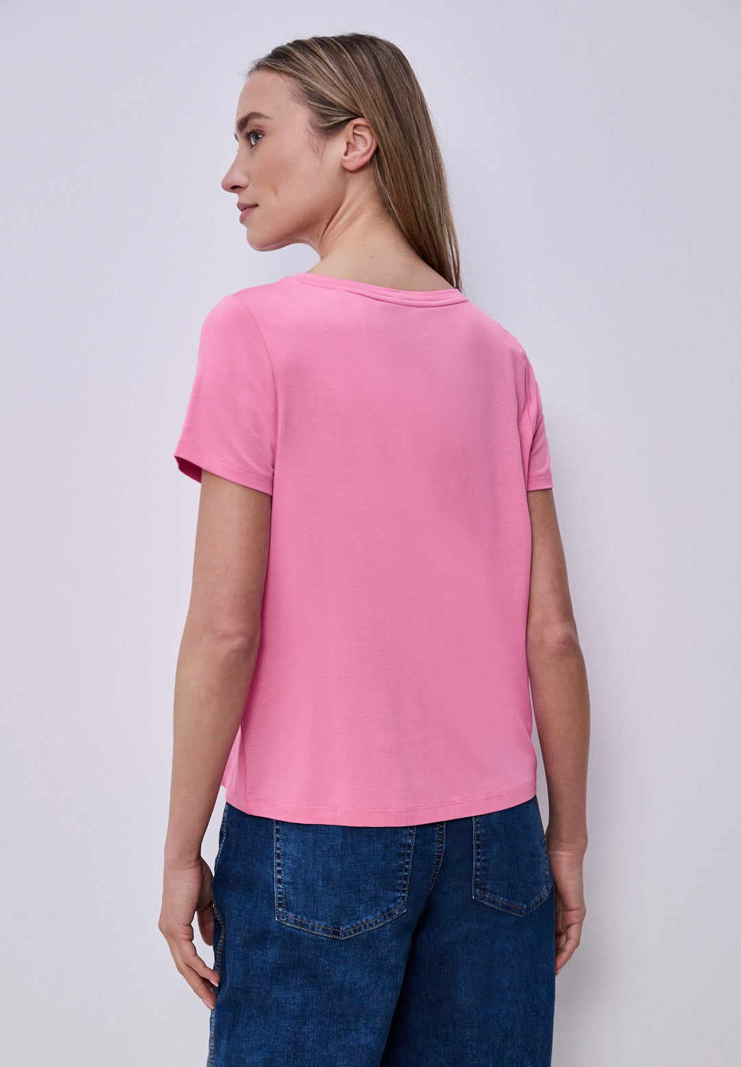 LTD QR wording print shirt, ibis rose 37503 Bild 4