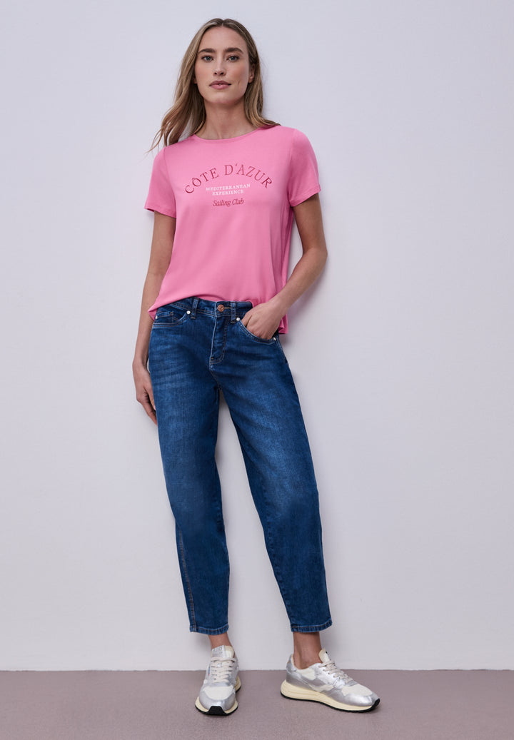 LTD QR wording print shirt, ibis rose 37503 Bild 5