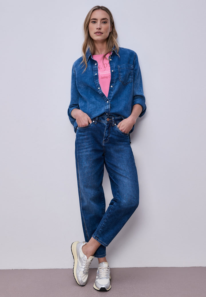 LTD QR wording print shirt, ibis rose 37503 Bild 6