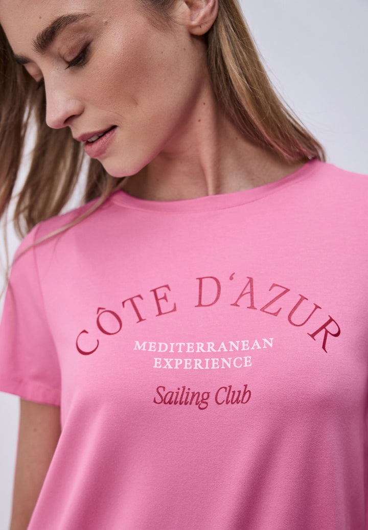 LTD QR wording print shirt, ibis rose 37503 Bild 7