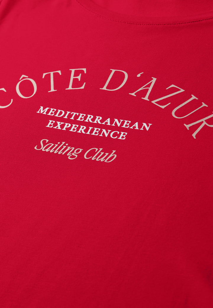 LTD QR wording print shirt, salsa red 37504 Bild 2