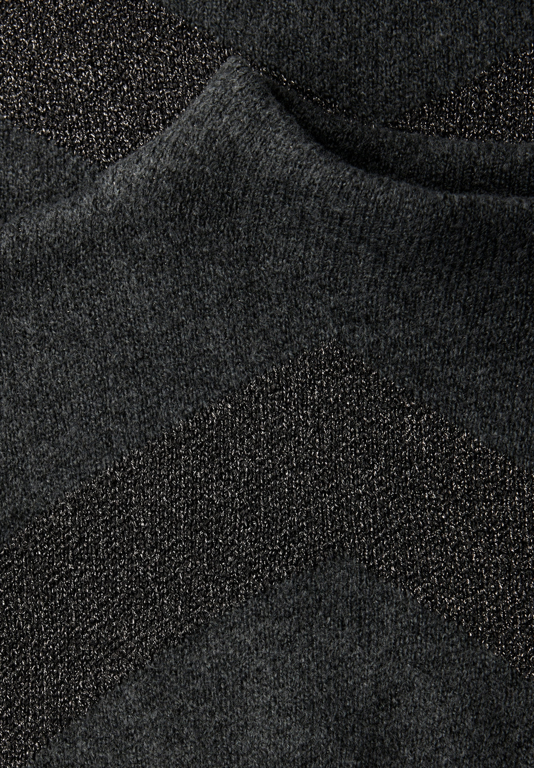 lurex jacquard sweater, gravel grey mel. 25959 Bild 2