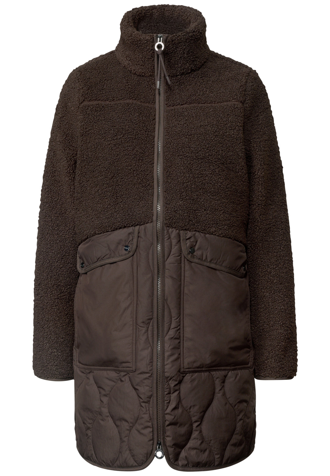 Mat Mix Teddy Coat w. Quilting, auburn brown 17111 Bild 1