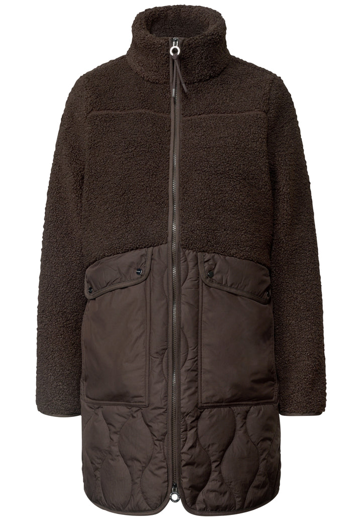 Mat Mix Teddy Coat w. Quilting, auburn brown 17111 Bild 1