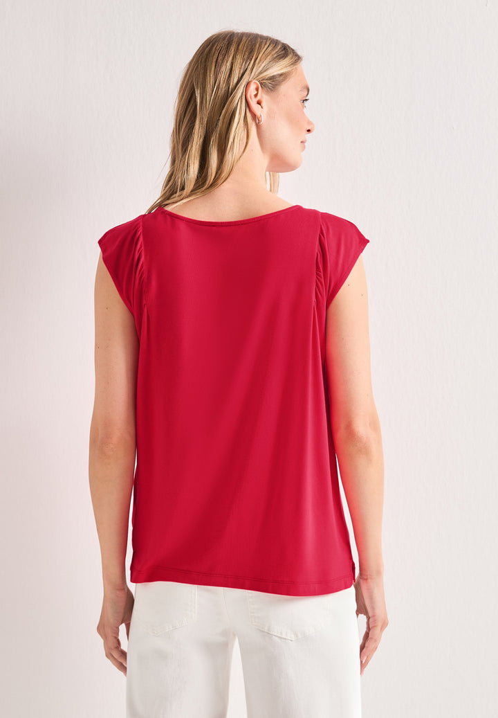 mat-mix top w.gathering and de, salsa red 17504 Bild 4