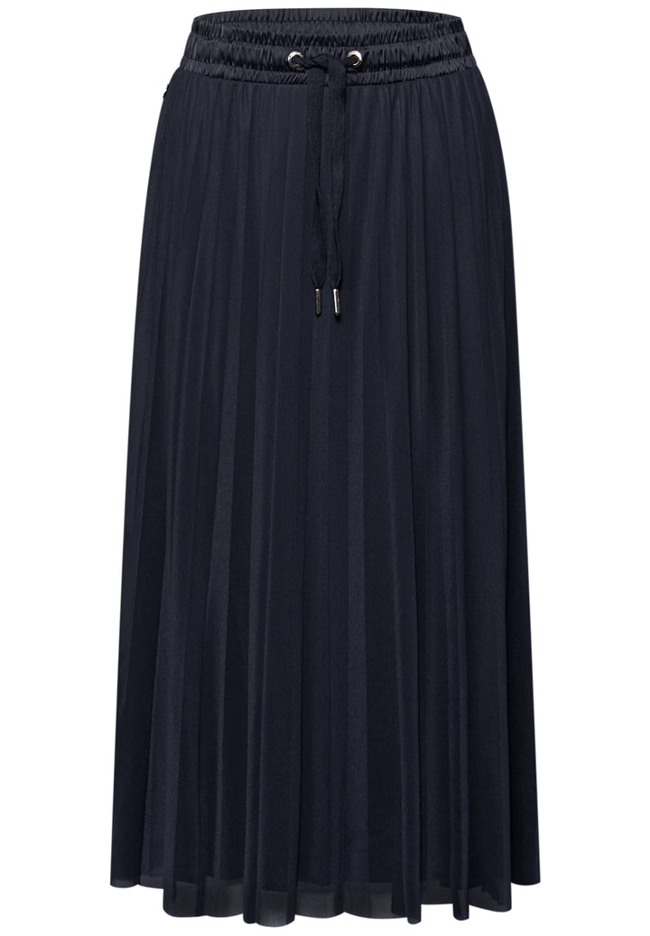 Mesh Plissée jog skirt_solid, shadowed navy 17502 Bild 1